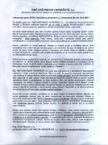 Informační leták občanského sdružení Občané proti odtržení vydán 20.6.2010